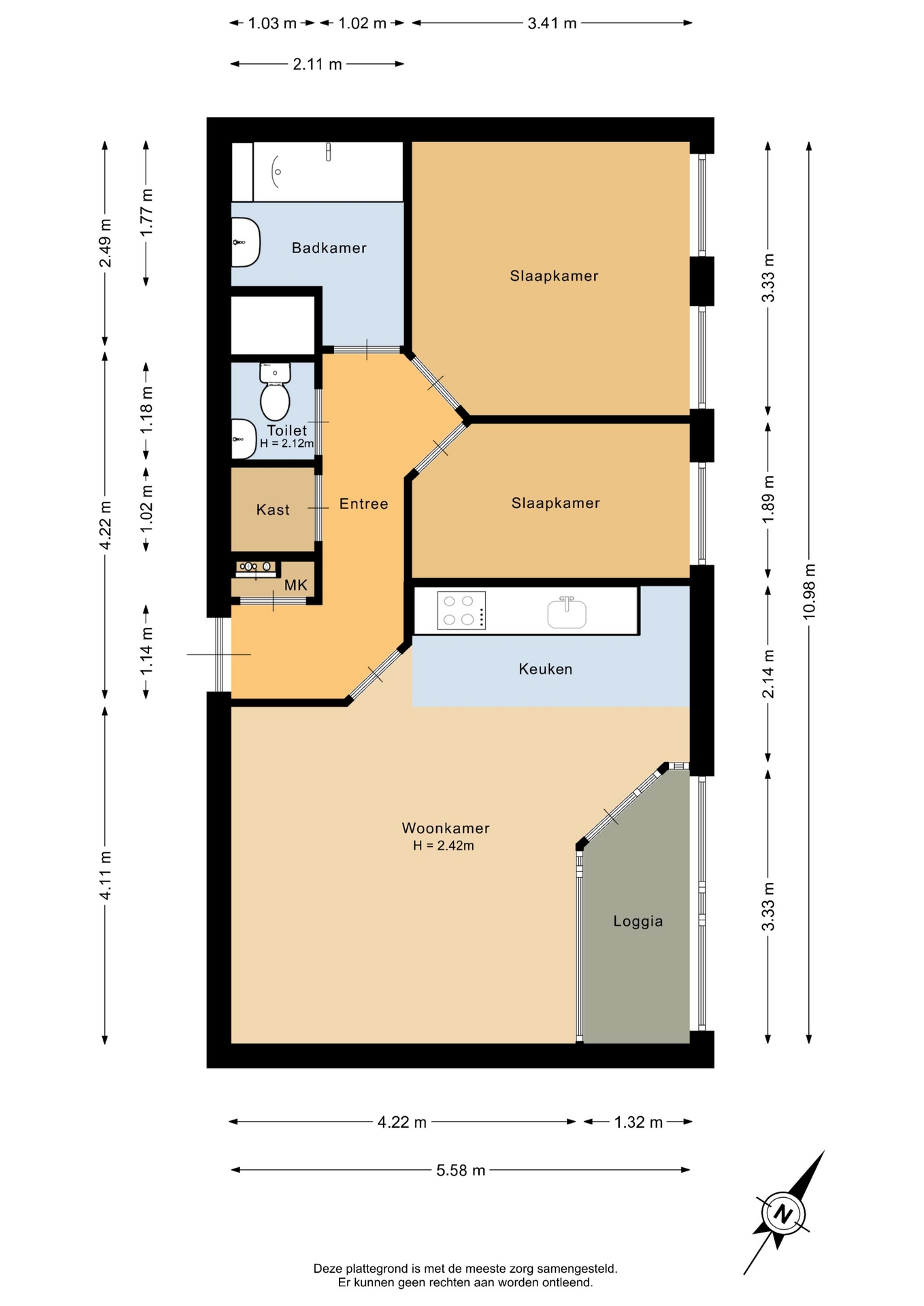 Appartement te koop: Pompenburg 318, Rotterdam